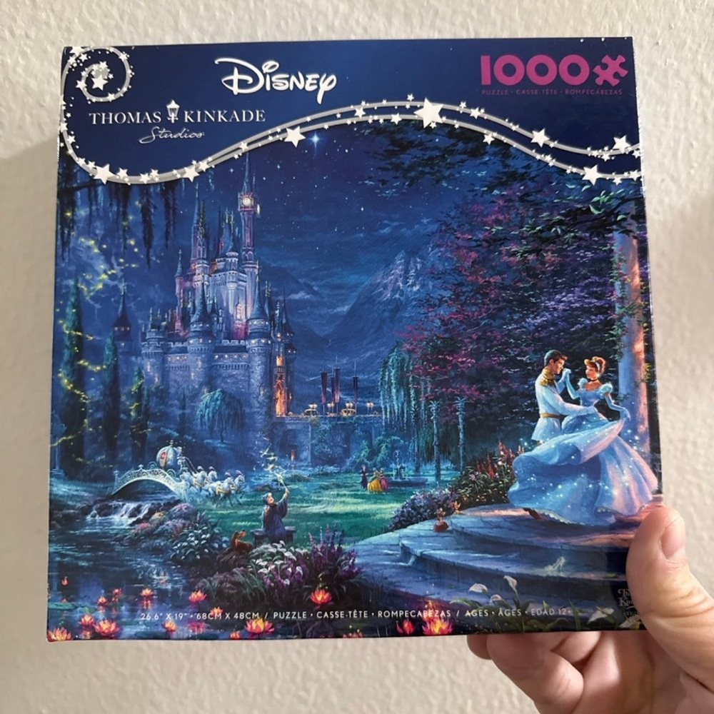 Disney Cinderella dancing Thomas Kinkade 1000 puzzle